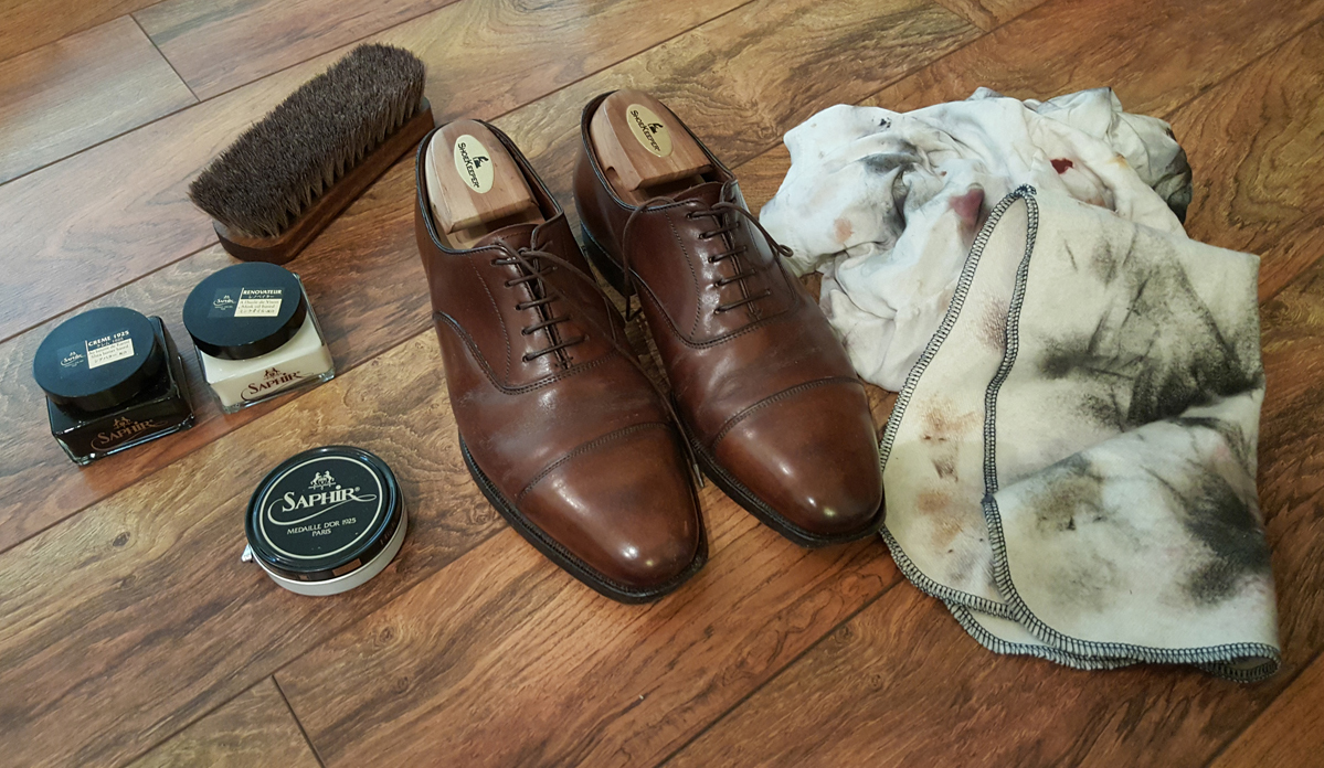 Basic shoe leather care, for the busy 
